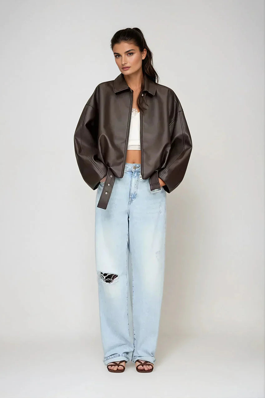 Arvella kurtka skórzana