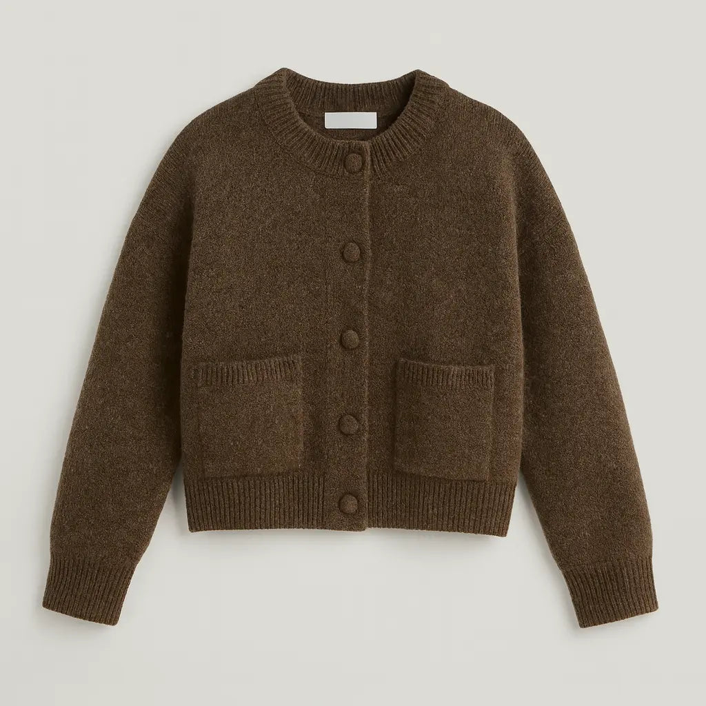 Auralie Comfy Cardigan – Ciepło z odrobiną elegancji