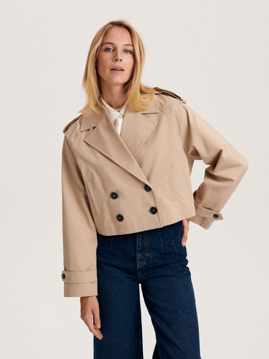 Celina Trench – Cropped. Nowoczesna. Z klasą.