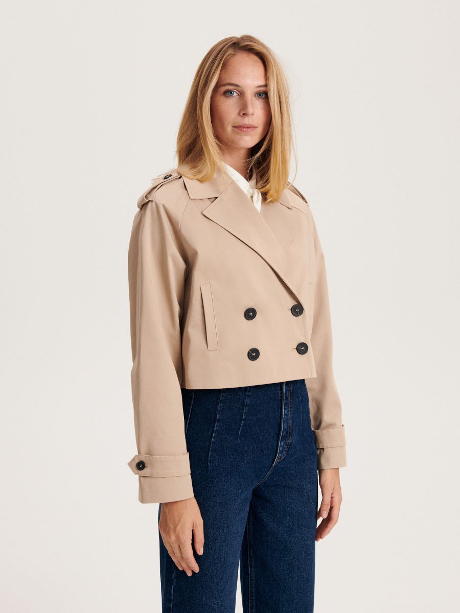 Celina Trench – Cropped. Nowoczesna. Z klasą.