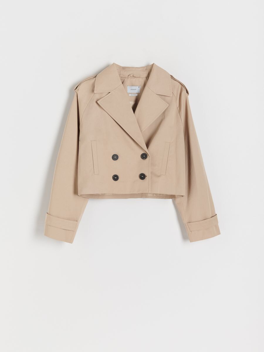 Celina Trench – Cropped. Nowoczesna. Z klasą.